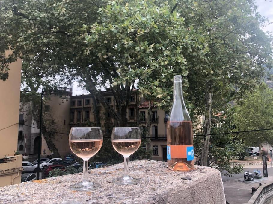 Au Coeur De Ville Avec Terrasse Céret المظهر الخارجي الصورة